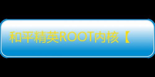 和平精英ROOT内核【内部特斯拉】外挂